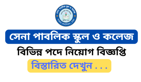 Sena Public School and College Job Circular 2024